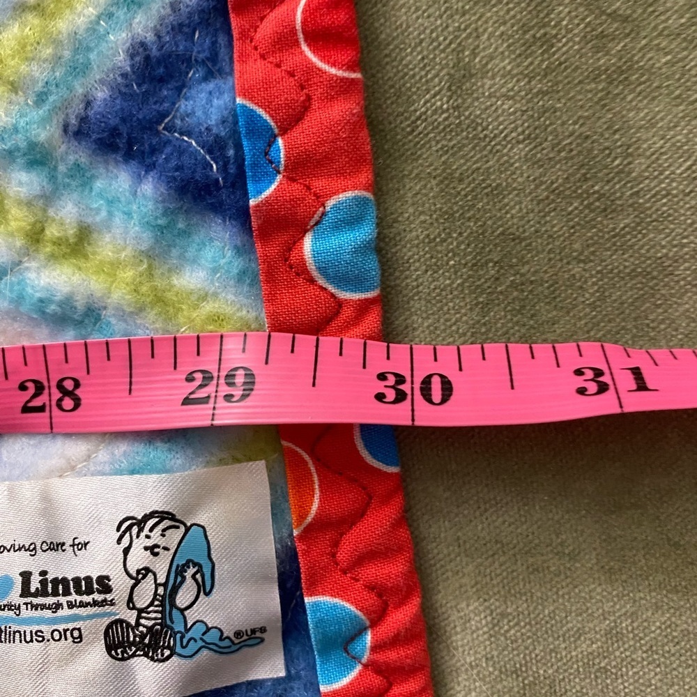 Project Linus Colorful Monster Pattern Quilt OSB - Picture 5 of 7